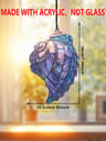 Blue Conch Shell Suncatcher Coastal Window Hanging Decor 6