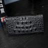 Mens Slim Leather Wallet With Crocodile Texture Business Card Holder 3