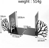 Cute Cat Metal Bookends Heavy Duty Decorative Bookends For Shelves 3