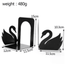 Cute Cat Metal Bookends Heavy Duty Decorative Bookends For Shelves 4