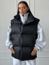 Womens Winter Cotton Vest Jacket Sleeveless Puffer Vest 3