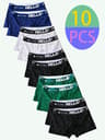 Mens Milk Silk Boxer Shorts Breathable Comfortable Underwear 10 Pack 0