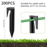 Garden Lawn Pegs Boundary Wire Stakes For Cable Fixing And Landscaping 7