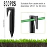 Garden Lawn Pegs Boundary Wire Stakes For Cable Fixing And Landscaping 8