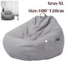 Large Bean Bag Sofa Cover Soft Removable Lazy Seat For Indoor Outdoor Use 10