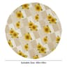 Waterproof Round Tablecloth Elastic Fixation Edged PVC Table Cover Flannel Backed Table Pad OilProo 8