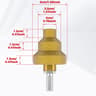 Diamond Step Drill Bit Chamfer Tool Precision Hole Opener For Metal Wood And Plastic 6
