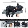 Funny Garden Statue Resin Yard Decor Animal And Gnome Sculpture Wall Mounted Outdoor Ornament 10