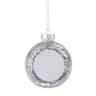 Custom Sublimation Christmas Ball Ornament Blank For DIY Photo Gifts 15