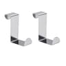 Z Shaped Over Door Hook Stainless Steel Organizer For Home Storage 6