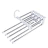 Telescopic Pants Hanger Space Saving Multi Layer Closet Organizer Rack 7