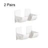 No Drill Cabinet Storage Rack Kitchen Organizer Fridge Side Shelf Holder 6