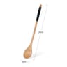 Wooden Tea Spoon Set Natural Coffee Spoon Long Handle Dessert Spoon 6
