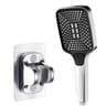 High Pressure Rainfall Shower Head Square Large Outlet Adjustable Set 16