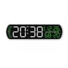 Modern LED Digital Alarm Clock With Temperature Humidity Display And Auto Dimming 14