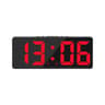 Smart LED Mirror Alarm Clock With Voice Control And Night Mode Display 10
