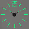 Modern DIY 3D Wall Clock With Acrylic Mirror Stickers For Living Room Decor 7