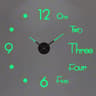 Modern DIY 3D Wall Clock With Acrylic Mirror Stickers For Living Room Decor 27