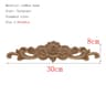 Carved Wooden Applique Floral Wood Decor Furniture Trim 18