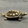 Vintage Brass Turtle Figurine Feng Shui Decor For Desk And Home 9