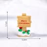 Mini Resin Road Sign Fairy Garden Decor Set 7
