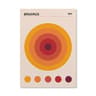 Abstract Bauhaus Orange Geometric Wall Art Canvas Prints 7