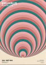 Abstract Bauhaus Orange Geometric Wall Art Canvas Prints 24