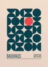 Abstract Bauhaus Orange Geometric Wall Art Canvas Prints 29