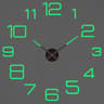 Modern DIY 3D Wall Clock Large Acrylic Mirror Stickers For Home Decor 5