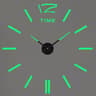 Modern DIY 3D Wall Clock Large Acrylic Mirror Stickers For Home Decor 15