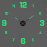 Modern DIY 3D Wall Clock Large Acrylic Mirror Stickers For Home Decor 16