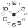 Modern DIY 3D Wall Clock Large Acrylic Mirror Stickers For Home Decor 17