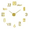 Modern DIY 3D Wall Clock Large Acrylic Mirror Stickers For Home Decor 21