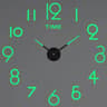 Modern DIY 3D Wall Clock Large Acrylic Mirror Stickers For Home Decor 7