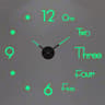 Modern DIY 3D Wall Clock Large Acrylic Mirror Stickers For Home Decor 8