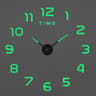 Modern DIY 3D Wall Clock Large Acrylic Mirror Stickers For Home Decor 11