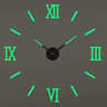 Modern DIY 3D Wall Clock Large Acrylic Mirror Stickers For Home Decor 12