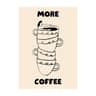 Coffee Diver Canvas Wall Art Surreal Coffee Lover Poster For Kitchen Decor 23