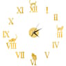 Modern DIY Mirror Wall Clock Frameless Decorative Wall Clock Sticker 16