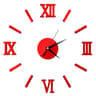 Modern DIY Mirror Wall Clock Frameless Decorative Wall Clock Sticker 17