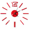 Modern DIY Mirror Wall Clock Frameless Decorative Wall Clock Sticker 18