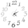 Modern DIY Mirror Wall Clock Frameless Decorative Wall Clock Sticker 21
