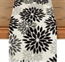Blue Dahlia Linen Table Runner Floral Dining Table Decor For Elegant Home Styling 12