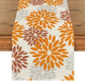 Blue Dahlia Linen Table Runner Floral Dining Table Decor For Elegant Home Styling 14