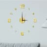 Large 3D DIY Wall Clock Modern Silent Wall Sticker Clock For Stylish Home Decor 7