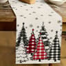 Retro Plaid Christmas Table Runner For Holiday Dining Decor And Winter Home Styling 6