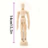 Wooden Artist Mannequin Movable Drawing Figure Pose Model Decor 6