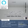 Modern LED Linear Chandelier Pendant Light For Dining Room Kitchen And Living Space 6