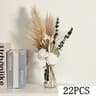 Boho Dried Flower Bouquet Pampas Eucalyptus Wedding Home Decor 8