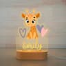 Personalized Kids Name Night Light Custom Acrylic Animal Lamp 14